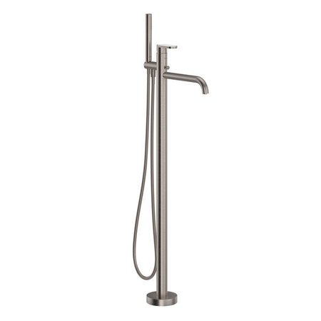 ROHL Miscelo Single Hole Floor Mount Tub Filler MI05F1BLSTN